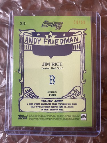 2021 topps x spotlight 70 andy friedman 6 Cards Lot - Picture 4 of 12