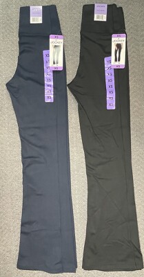Jockey Ladies Yoga Pant 2 Pack Black & Navy Pick Your Size NWT