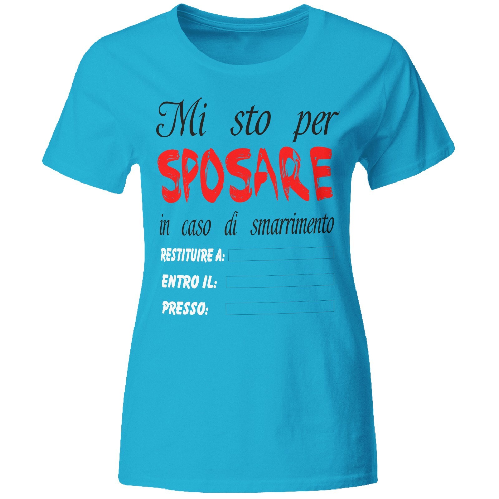 Magliette Addio al Nubilato La Sposa | Gigio StoreMAGLIETTE PER ADDIO AL NUBILATO PERSONALIZZATEADDIO AL NUBILATO - Doppia Esse T-Shirt