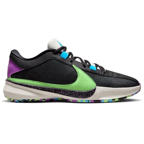 Nike Zoom Freak 5 Basketball Shoes Men 8 / Women 9.5 Black Green DX4985 002 - Picture 20 of 24
