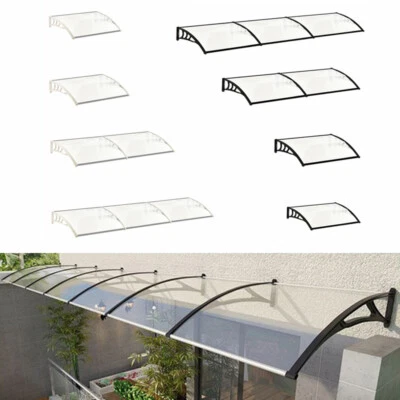 HOMEGARDENHARMONY Outdoor Door Window Awning Canopy Front Back Porch Patio Cover Yard Rain Shelter