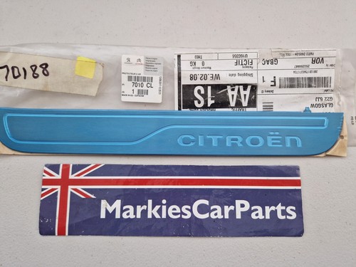 CITROEN C4 DS4 PROTECTOR DE PLACA DE PATADA TRASERA IZQUIERDA NUEVO GENUINO 7010CL - Imagen 3 de 5