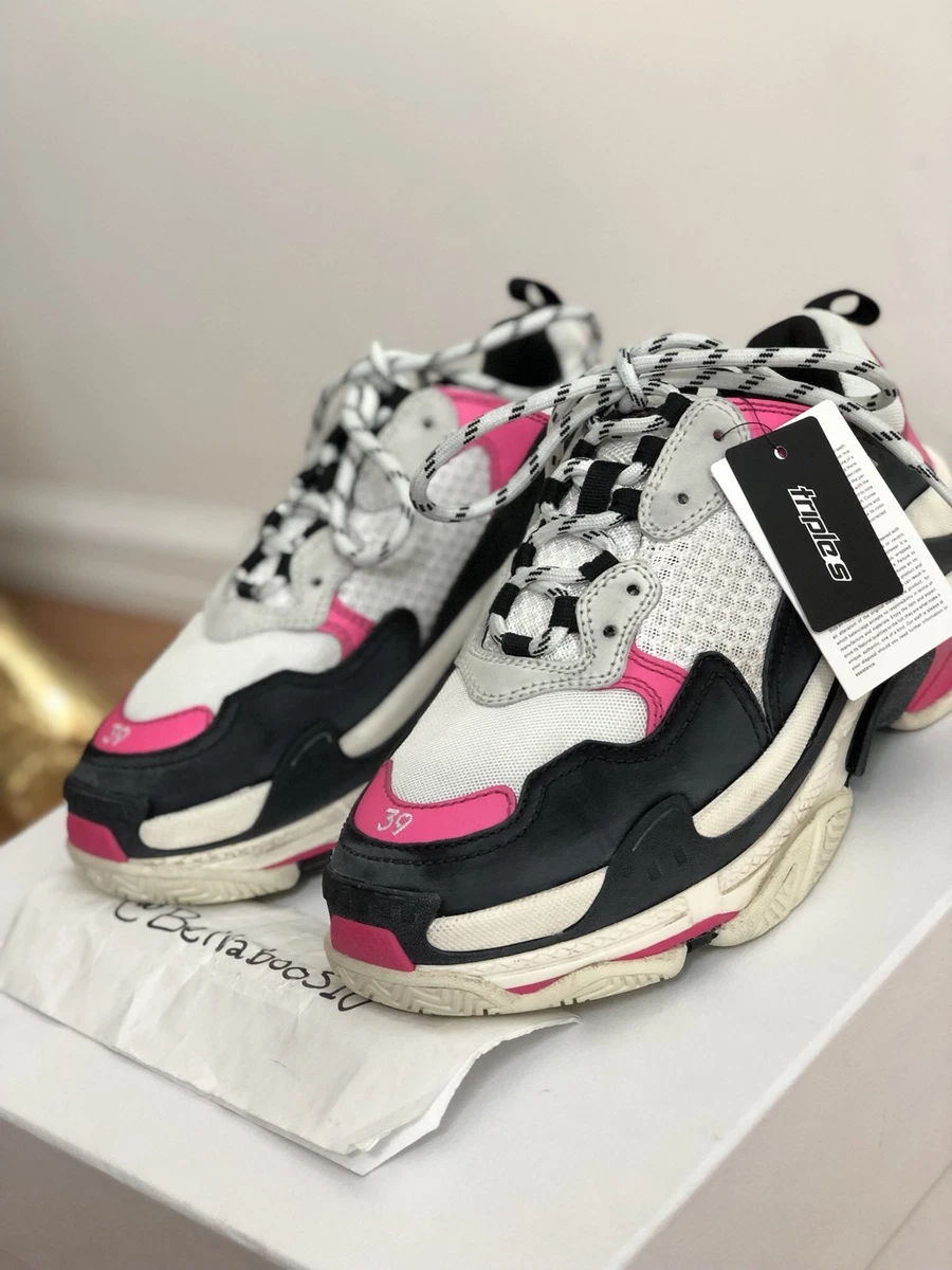 Balenciaga TRIPLE S Women's in Pink/Black size | eBay