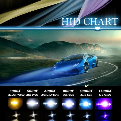Promax 55W HID Kit Xenon Headlight Fog Light for 1990-2017 Honda Accord 9006 H11 - Picture 10 of 20