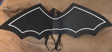 DOG BAT WINGS COSTUME HALLOWEEN ACCESSORY ADJUSTABLE STRAPS SMALL DOG
