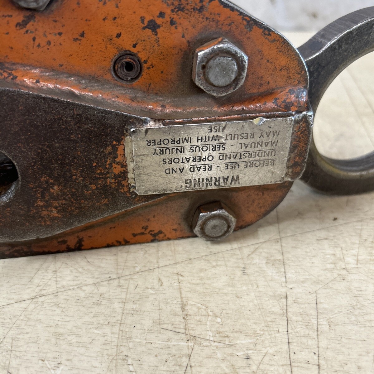 Renfroe Plate Clamp FR Vertical 2 ton 3/4-1 1/2