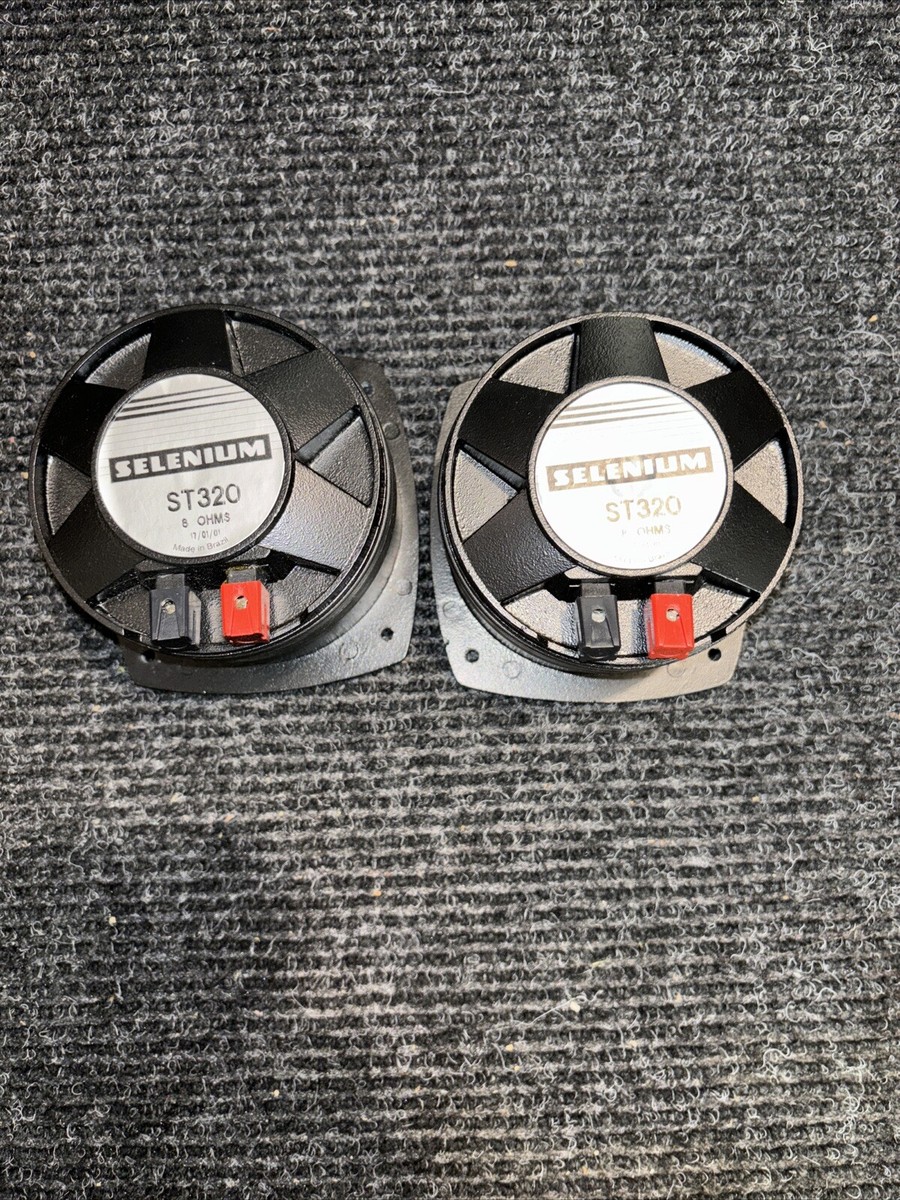 Selenium ST320 Slot Super Tweeters OEM PHENOLIC Diaphragms - PAIR