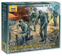 Deutsche Sturmpioniere 1:72 Figur Plastik Modellbausatz Zvezda