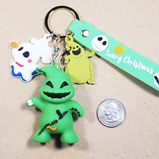 Oogie Boogie mini figure keychain Nightmare before Christmas + pendants NBC gift