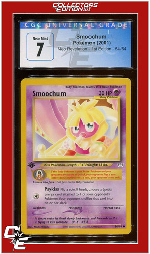 Smoochum (1st Edition) graded CGC 7 for sale on eBay