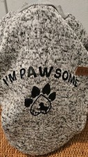 medium Grey sweatshirt for dogs with loving saying