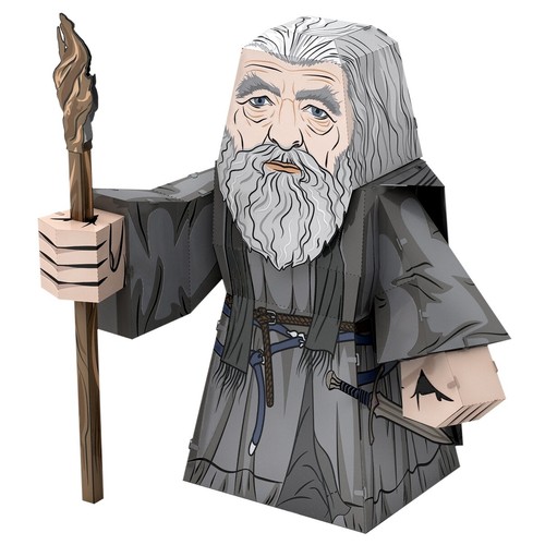 Lord of The Rings Gandalf Metal Earth Legends 3-D Laser Cut Steel Model Kit NEW - Picture 2 of 6