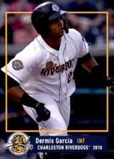 2018 Charleston RiverDogs Grandstand #5 Dermis Garcia Dominican Republic DR Card