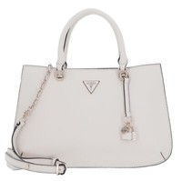 Guess Ilia Luxury Satchel Handtasche UmhäNgetasche Tasche Stone Beige Neu