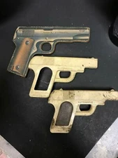 J.H Millstein, CO Automatic Toy Guns Cardboard Badger Automatic Toy Pistol Lot
