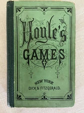 Hoyle's Games Modern Pocket Hoyle Tenth Edn 1880 Hardcover Original
