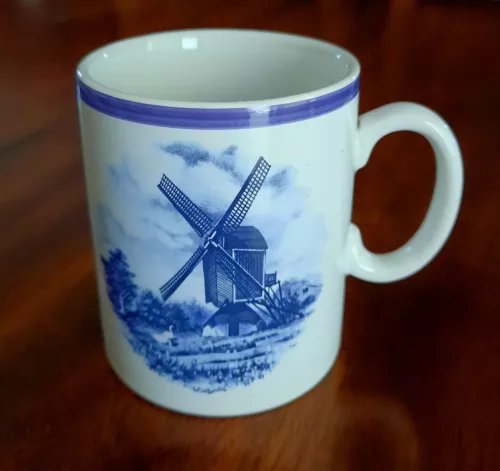 Delft Blue Handpainted Cup Mug Made in Holland