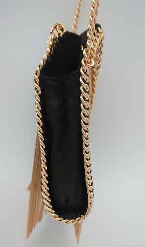 Borsa a tracolla Stella McCartney 2 colori frange catena Falabella prodotti outlet - Foto 15 di 19