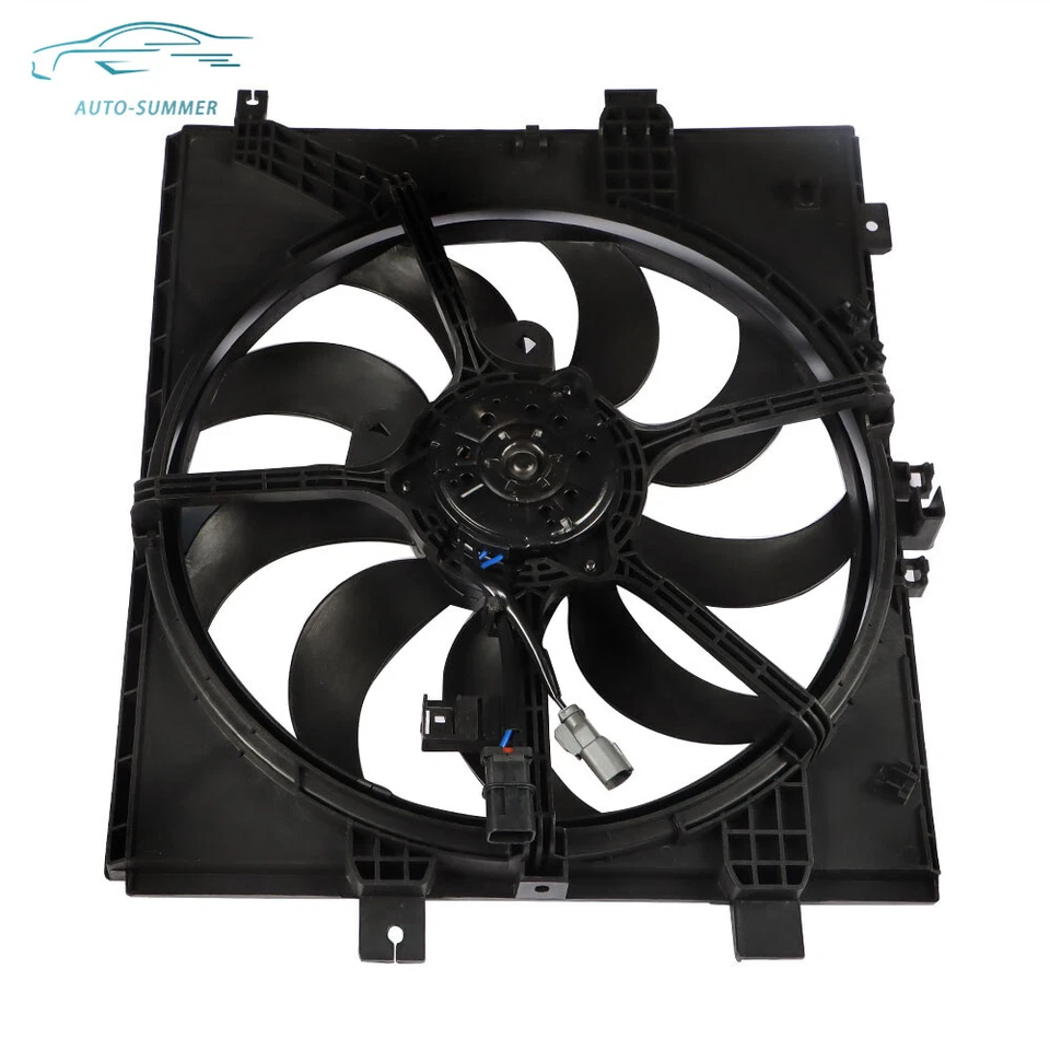 Ventilador de refrigeração do radiador para 2014 2015 2016 2017 Nissan Versa Note 1.6L NI3115143 - Imagem 3 de 4