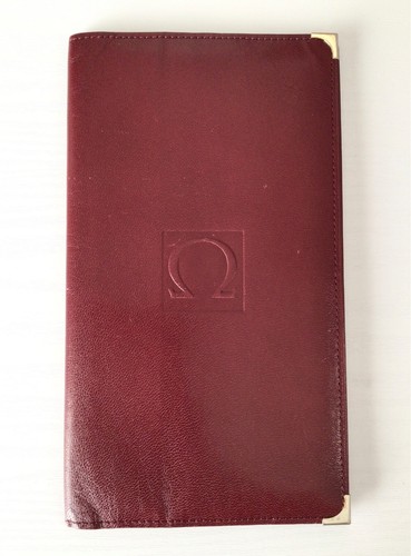 Vintage Omega Leather Document Card Folder Wallet - Picture 5 of 9
