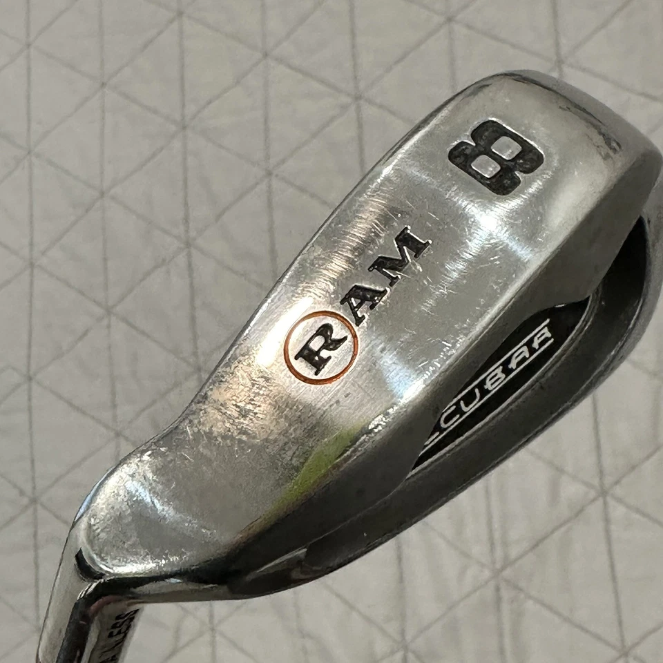 LEFTY Ram Accubar Holla Back 8 Iron Ram Pro Gold Steel Shaft 36.5” - Image 4 of 4