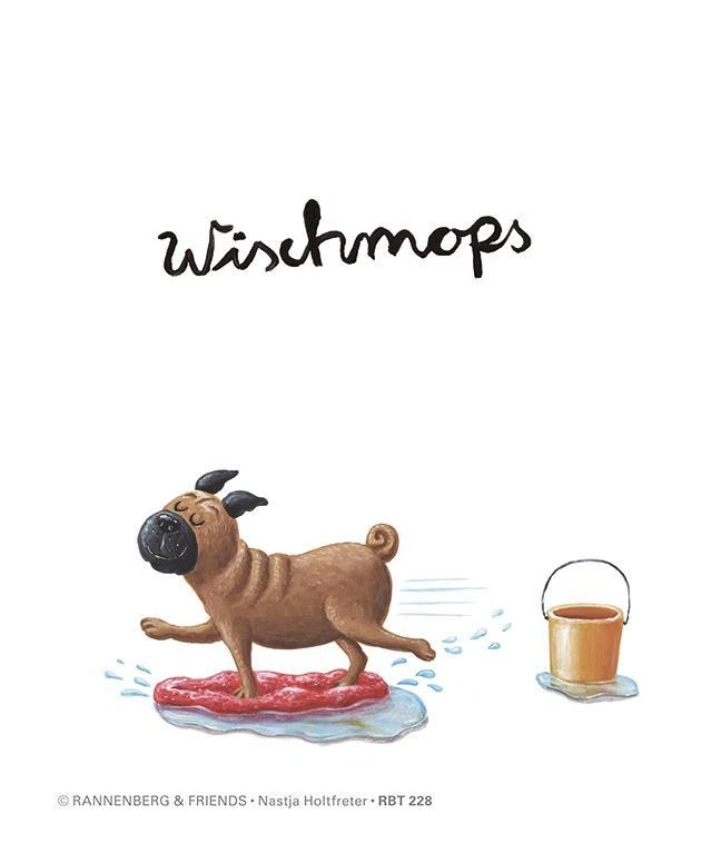 RANNENBERG & FRIENDS Brillenputztuch "Wischmops" Brillenreinigung - Microfaserputztuch - Rannenberg