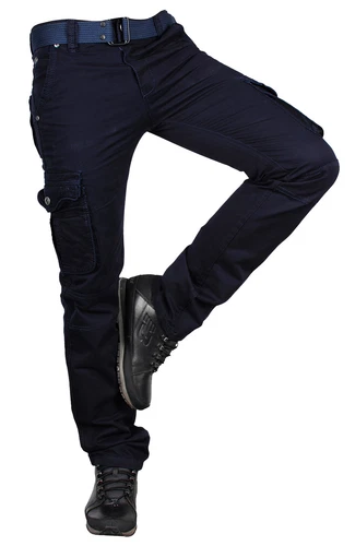 2025 Herren Camouflage Army Hose Freizeit Baumwoll Pants Cargohose mit Gürtel-DE - Bild 28 von 55