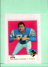 1969 Topps #99 Ron Mix VG/EX Very Good/Excellent Chargers ID:42986
