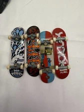 Vntg Tech Deck Locker + 4 Boards Tom Penny Flip Fingerboard Skateboard Tony Hawk