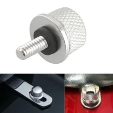 Aluminum Chrome knurled Rear Seat Bolt Polished Fit For Harley Touring Sportster