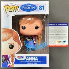 Kristen Bell signed Disney Frozen Anna Funko Pop Vinyl Figure ~ PSA/DNA COA