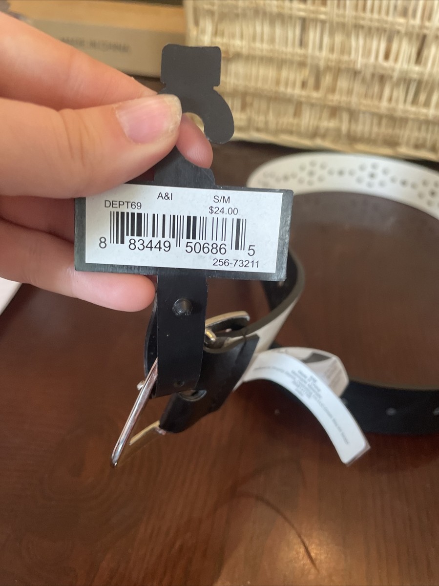 サモア A&I Black white inside stars belt size s/m | eBay