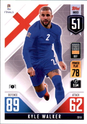 Road to Nations League 2022 Trading Card CD51 - Kyle Walker - 101 Countdown