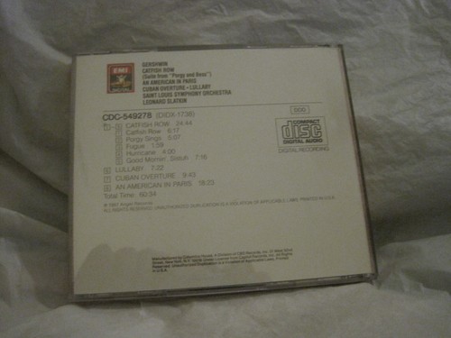 Gershwin Catfish Row CD~LBDDN - Imagen 3 de 3