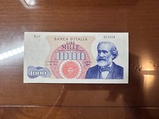 BANCONOTA LIRE 1000 VERDI I TIPO 25 7 1964 R2 MOLTO RARA SPL+ SABAUDA