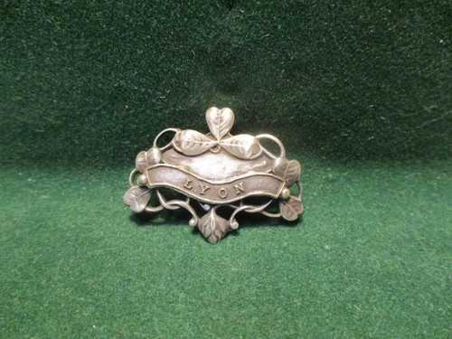 Broche Ancienne Aux Armoiries De Lyon - Bijou Vintage Français - Occasion