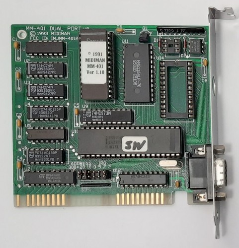 Midiman MM-401 MPU-401 8-bit ISA Midi-Interface (1995, retro, boxed, OVP) - Bild 2 von 9