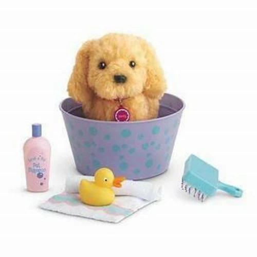 NIB American Girl Doll Pet Grooming Tub Bath Set