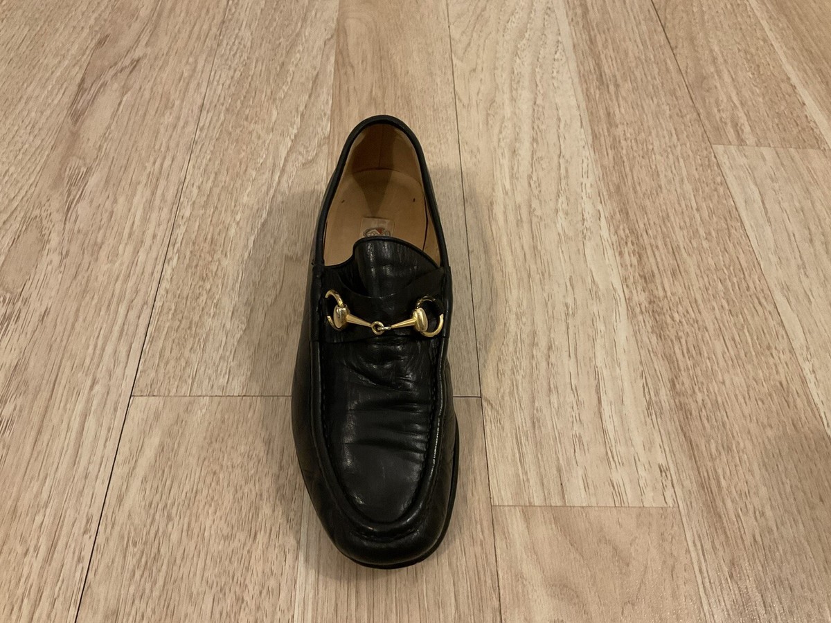 Gucci Shoes 080 097 175 Black leather Buckle Men's Size 41.5 Gucci Shoes 080 097 175 Black leather Buckle Men's Size 41.5