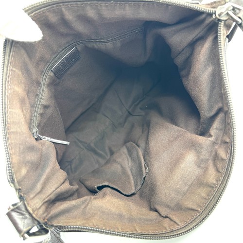 GUCCI Messenger Shouder Bag Abbey GG Pattern Dark Brown Authentic - Picture 9 of 24
