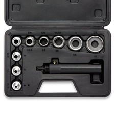 NEIKO 02614A Interchangeable Large Hollow Hole Punch Tool Set, 10 Piece, Gask...