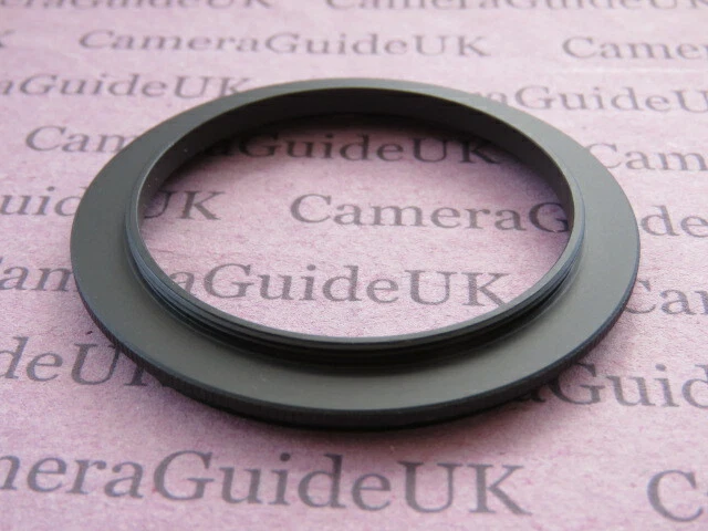 52-62mm 62-52 mm Male to Male Double Coupling Ring reverse macro Adapter 62-52mm - Image 2 of 2