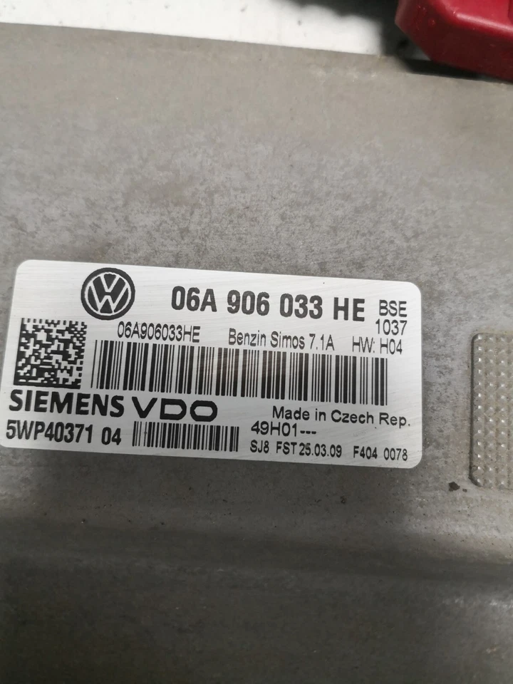 Kit Centralina Motore 06a906033he 5wp40371 1k0937086 SEAT ALTEA 1.6 B  Foto 3 de 4