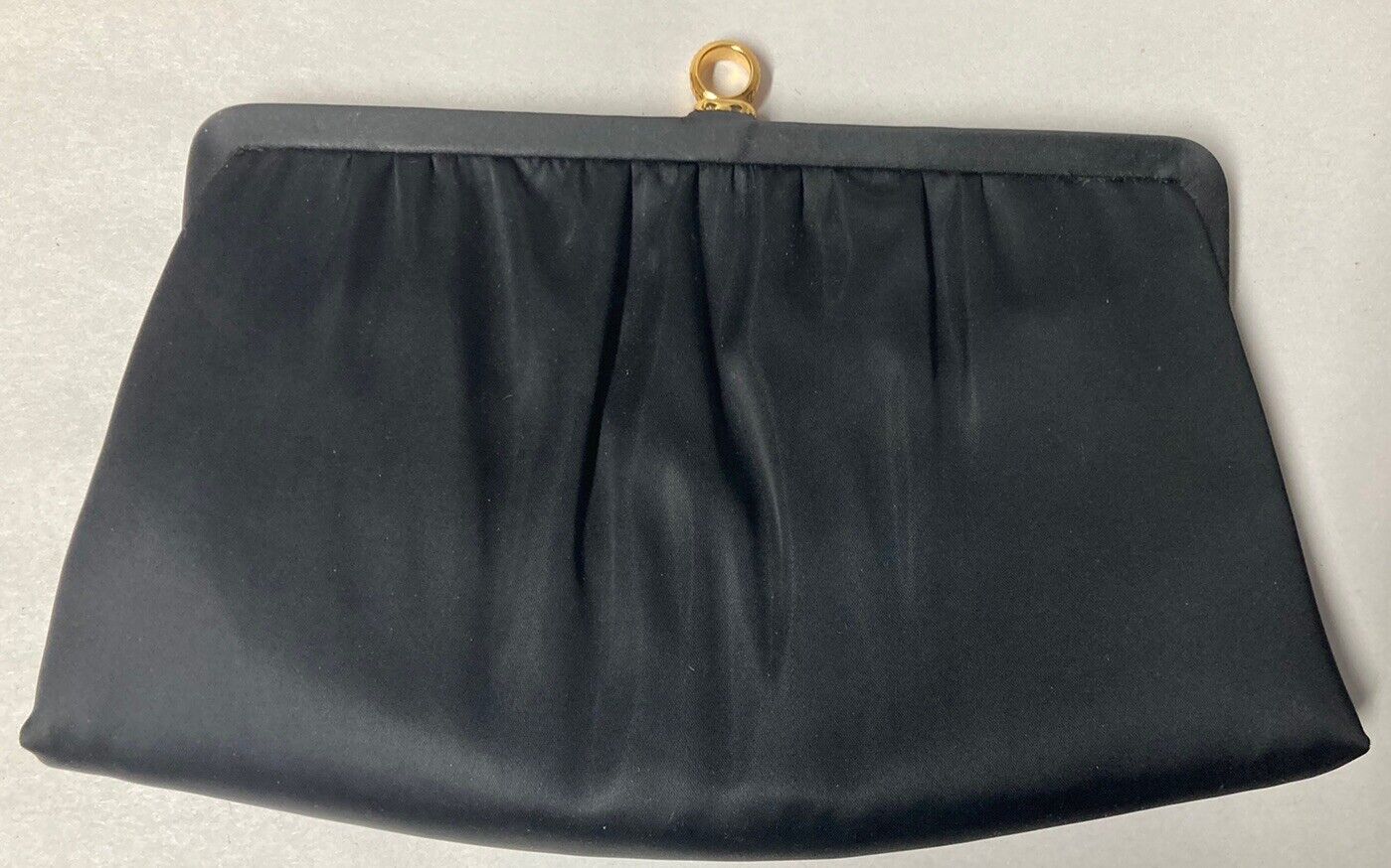 Vintage Mid Century Andé Black Clutch Evening Bag - image 2