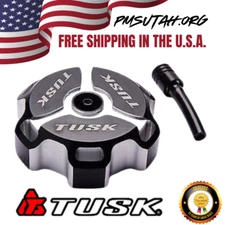 Tusk Gas Cap 2001–2013 Kawasaki KX85 KX 85 Fuel Petrol Tank Lid Aluminum Black