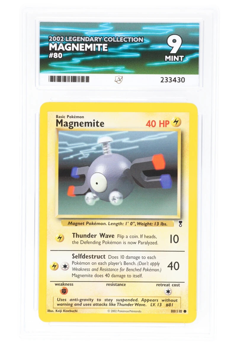 Pokemon Magnemite 80/110 Legendary Collection ACE 9 MINT PR1
