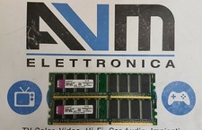 Memoria RAM DDR1 2GB Kingston Corsair PC3200 400MHz 2x512MB PC2700 333MHz DDR
