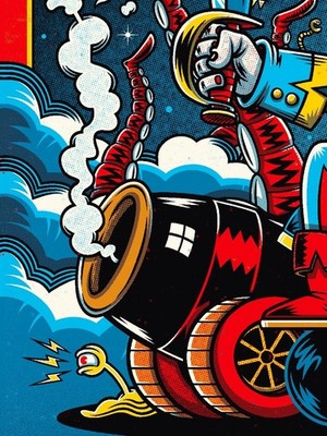 Billy Strings Tampa 2026: Pirate Adventure Gig Poster by Dr