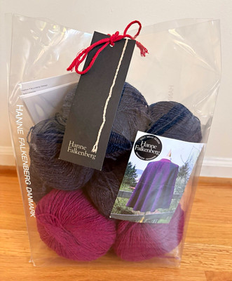 Hanne Falkenberg Ballerina Knitting Kit Swinger Jacket in Garter Stitch
