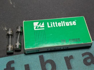 Glass Fuse 315mA || Littelfuse || Feinsicherung || NEW Original || 10 pcs